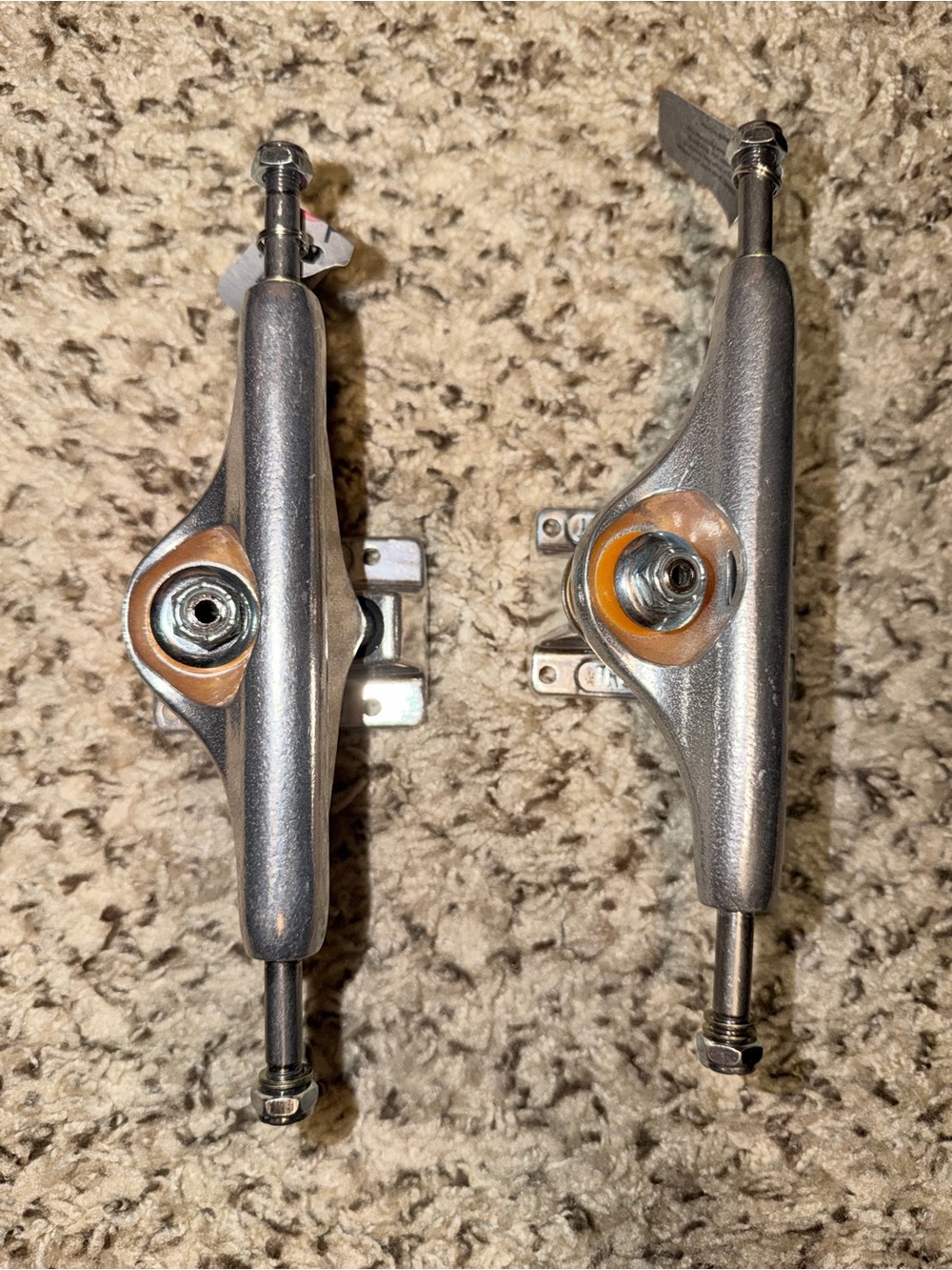144 forged titanium independents 
Height 53.5
Width 8.25 Skate Trucks Stage 11